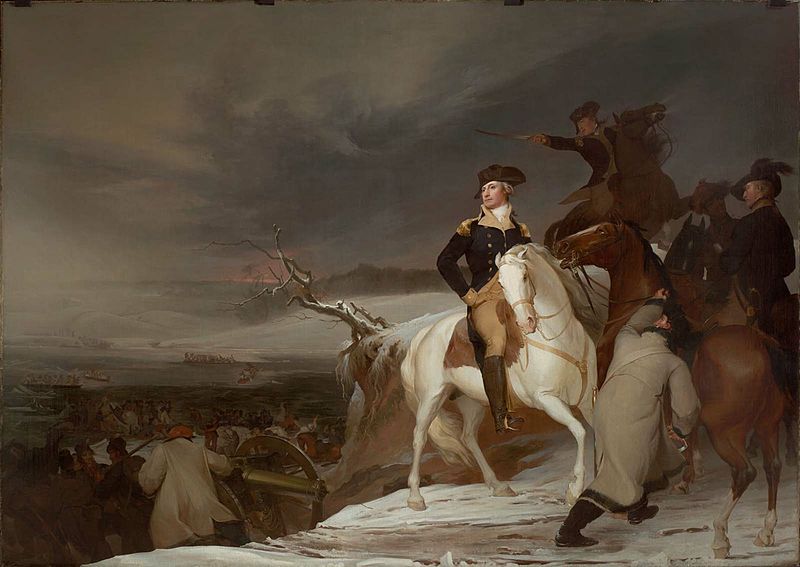 The crossing of the Delaware by Washington and troops, 1776, December 25 (Thomas Sully) (1783-1872) Museum of Fine Arts, Boston